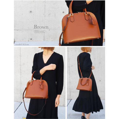 【奇跡の軽さセレモニーバッグ】 SHELL シェル ハンドバッグ M_size【a0020】