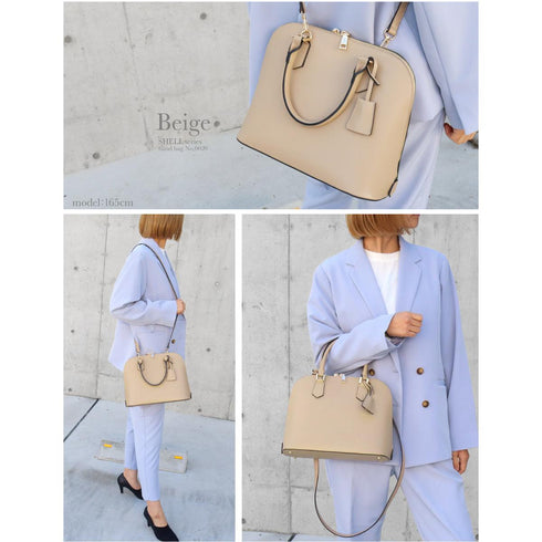 【奇跡の軽さセレモニーバッグ】 SHELL シェル ハンドバッグ M_size【a0020】