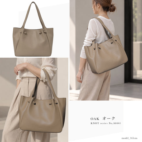 【柔らかさを纏うBAG】 KNOT トートバッグ S0001
