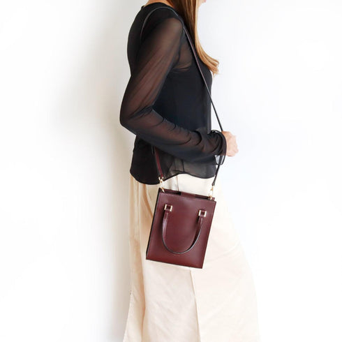 DOMINO 縦型 ミニショルダーバッグ 【a0017】