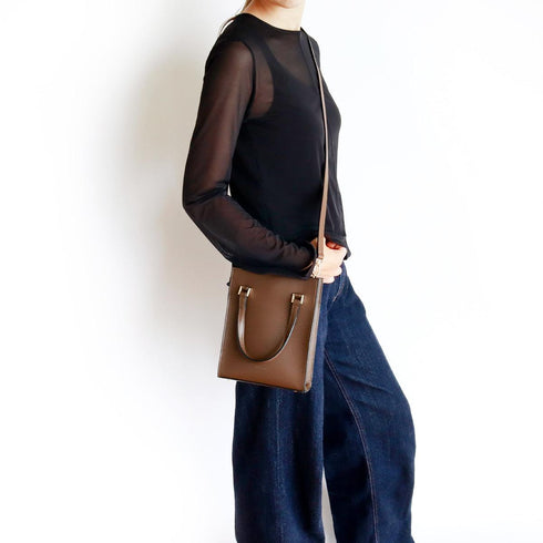 DOMINO 縦型 ミニショルダーバッグ 【a0017】